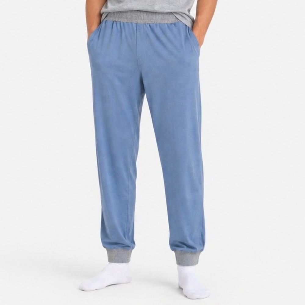 The Normal Brand Mens Blue Cotton Blend Jersey Jogger Sweatpants Size M